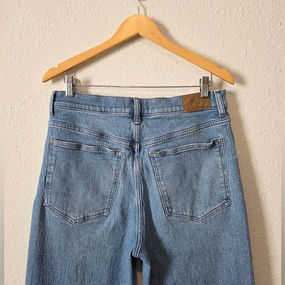 Madewell 90s Straight High Rise Jeans 30 Tall - Picture 8 of 10